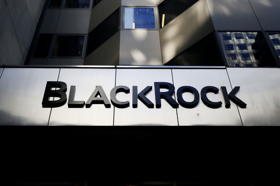 blackrock stock price
